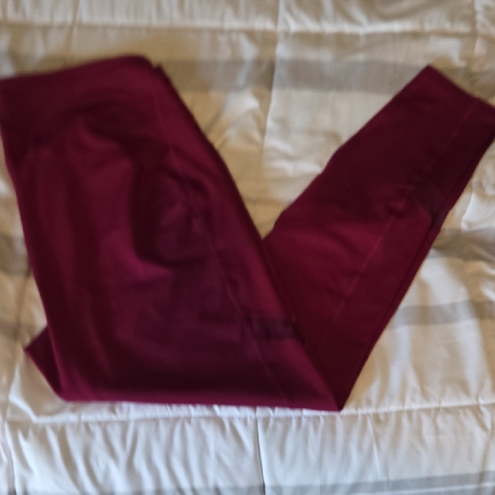 Burgundy Leggings